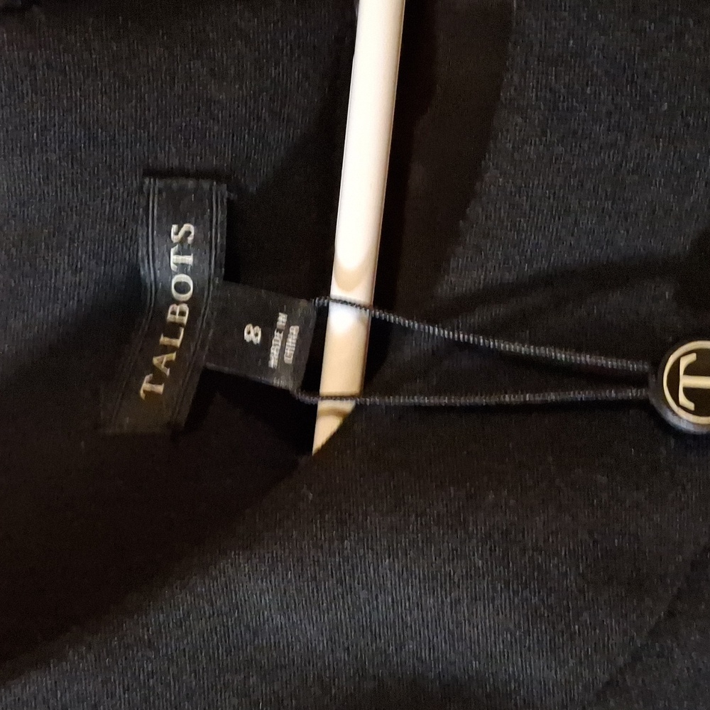 Talbot s size 8 black women's evening / cocktail dress new with tags (Can389) - Picture 2 of 5